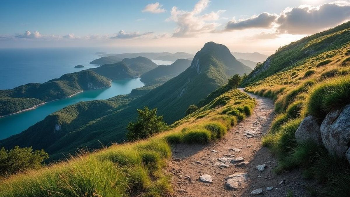 Une randonnée panoramique à travers Marie-Galante, dévoilant des paysages naturellement préservés.